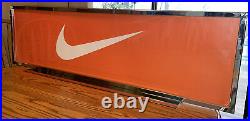 Nike Store Display sign Large Vtg Vintage Y2k 2000s Metal Advertisement