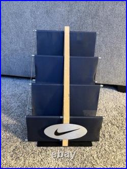 Nike Vintage Store Display Counter Brochure Program Shelf Holder Stand