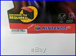 Nintendo 64 N64 Zelda Majora's Mask Store Display Sign Standee Promo VTG