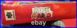 Nintendo 64 Paper Mario Authentic Store Display Big Box 19x13 N64 Vintage Promo