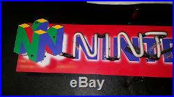 Nintendo 64 Store N64 Room Display Neon Light Lighted SIGN High Quality Vintage