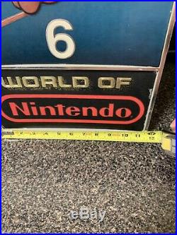 Nintendo NES Vintage Clock Store Display Sign Super Mario Bros. 2