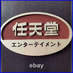 Nintendo Official Sign Board Store Display Vintage From Japan DHL