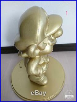 Nintendo Super Mario Gold Figure Store Display Novelty statue vintage