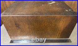 OBO Rare VTG Standard Paper Company Milwaukee WI Oak Wood Drawer