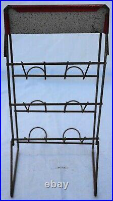 OLD Country STORE Vintage METAL WIRE RACK Store Display CURTISS candy