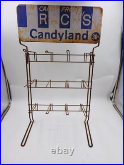 ORIGINAL VINTAGE 26 BRACH'S CANDYLAND CANDY BAG RACK STORE DISPLAY 30 CENT 30c