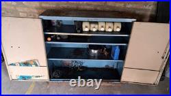ORIGINAL Vintage BLUE STREAK CABINET Ignition Service Garage W / Key