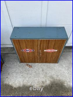 ORIGINAL Vintage BLUE STREAK CABINET Ignition Service Garage W / Key