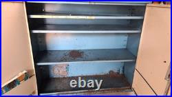 ORIGINAL Vintage BLUE STREAK CABINET Ignition Service Garage W / Key