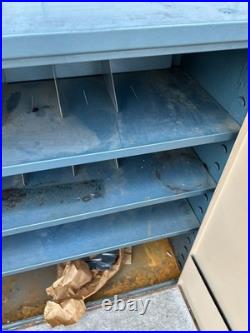 ORIGINAL Vintage BLUE STREAK CABINET Ignition Service Garage W / Key