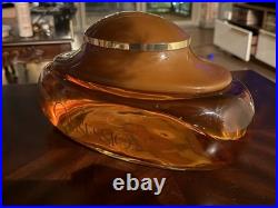 Obsession Calvin Klein Large Glass Perfume Bottle Store Display 11 Wide Vintage