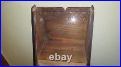 Old General Store Counter Display Cabinet Wood Glass 4 Drawers Vtg Antique As Is