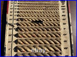 Old Vintage Columbian Pure Manila Rope 3D Actual Sizes Store Display Sign Rare