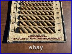 Old Vintage Columbian Pure Manila Rope 3D Actual Sizes Store Display Sign Rare