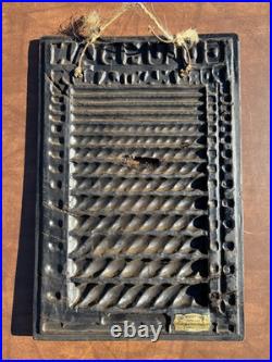 Old Vintage Columbian Pure Manila Rope 3D Actual Sizes Store Display Sign Rare