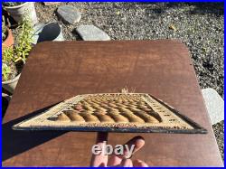 Old Vintage Columbian Pure Manila Rope 3D Actual Sizes Store Display Sign Rare