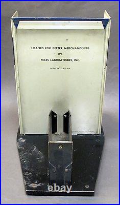 Old vintage ALKA-SELTZER countertop store display & attached tape dispenser