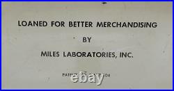 Old vintage ALKA-SELTZER countertop store display & attached tape dispenser