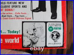 Orig. /Rare! 1966 MICKEY MANTLE Fedtro Megaphones Vintage Store Display Sign