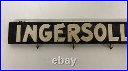 Original Double Sided Ingersoll Pocket Watch Display Advertising Sign