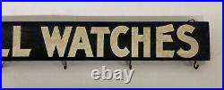 Original Double Sided Ingersoll Pocket Watch Display Advertising Sign