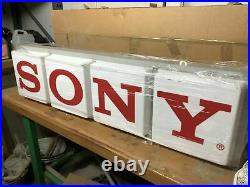 Original SONY vintage light sign never used new original box working 55