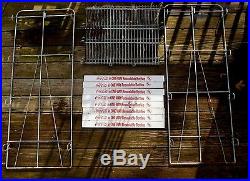 Original Vintage Enjoy Coca Cola Coke Wire Frame Store Display Shelves Rack POS