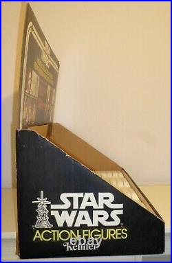 Original Vintage Kenner Star Wars 12 Back Shop Store Display Header Bin Tray Rar