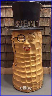 Original Vintage Planters Mr Peanut Parade Costume Store Display Mascot Sign 48