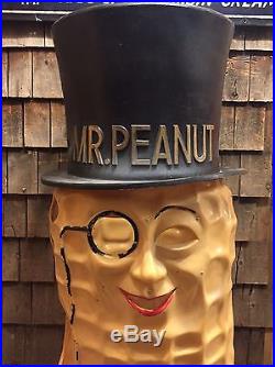 Original Vintage Planters Mr Peanut Parade Costume Store Display Mascot Sign 48