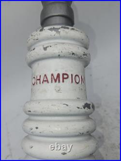 PAIR of vintage Champion Large plastic Spark Plug store display advertising