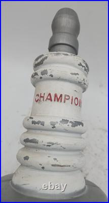 PAIR of vintage Champion Large plastic Spark Plug store display advertising