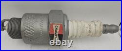 PAIR of vintage Champion Large plastic Spark Plug store display advertising