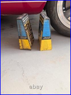 Pair Of Vintage Buss Fuse Glass Tube Display Rack With 77 Fuses