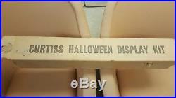Pair of Curtiss Candy 1950's Halloween Store Displays Advertising, Vintage Decor