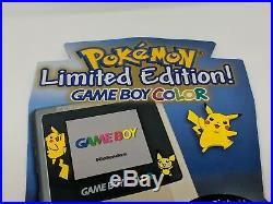 Pokemon Gold Silver Gameboy Color GBC Promo Store Display Standee Sign LE VTG