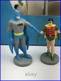 Presents Batman & Robin Action Figures Vtg Store Display Box with 24 Figures 1989