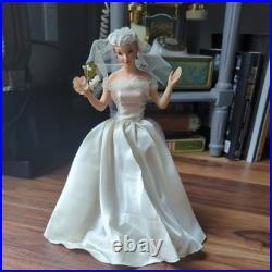 RARE 12 Vintage Countertop Display Bride Mannequin Wedding Dress Advertising