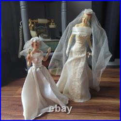 RARE 12 Vintage Countertop Display Bride Mannequin Wedding Dress Advertising