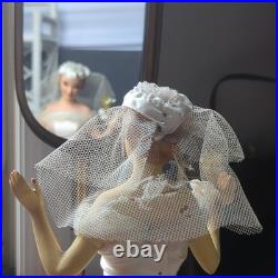RARE 12 Vintage Countertop Display Bride Mannequin Wedding Dress Advertising
