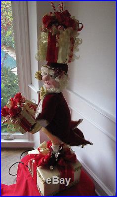RARE & BEST Animated Vintage Mechanical Christmas Store Display Elf/Pixie
