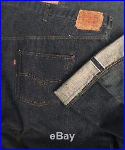 RARE Levi's 501 XX REDLINE Store Display Jeans W76 L45 Levi Indigo Denim