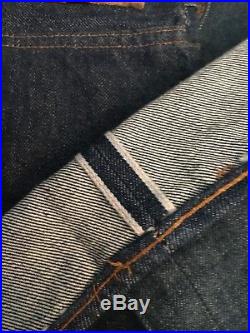 RARE Levi's 501 XX REDLINE Store Display Jeans W76 L45 Levi Indigo Denim