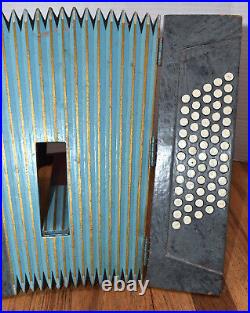 RARE Vintage Hohner Accordian Fold Out Countertop Store Display Advertising SIGN