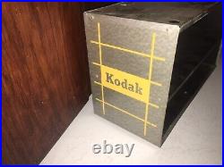 RARE Vintage Kodak Film Store Metal Display Case 16x9x6