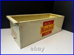RARE Vintage Kodak Metal Film & Print Processing File Display Box