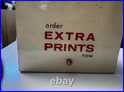 RARE Vintage Kodak Metal Film & Print Processing File Display Box