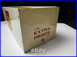 RARE Vintage Kodak Metal Film & Print Processing File Display Box