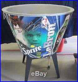 RARE Vintage LEBRON JAMES CLEVELAND CAVALIERS SPRITE Stand COOLER Store Display